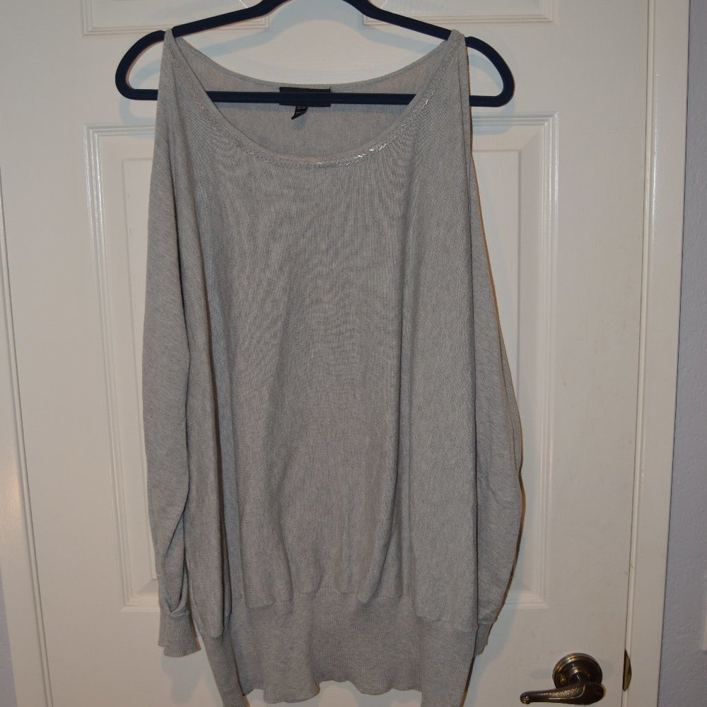 Grey Open Sleeve Sweater (Size 22/24)